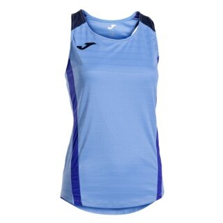 Joma Sport Tank Top Montreal (100% Polyester) light blue/navy ladies