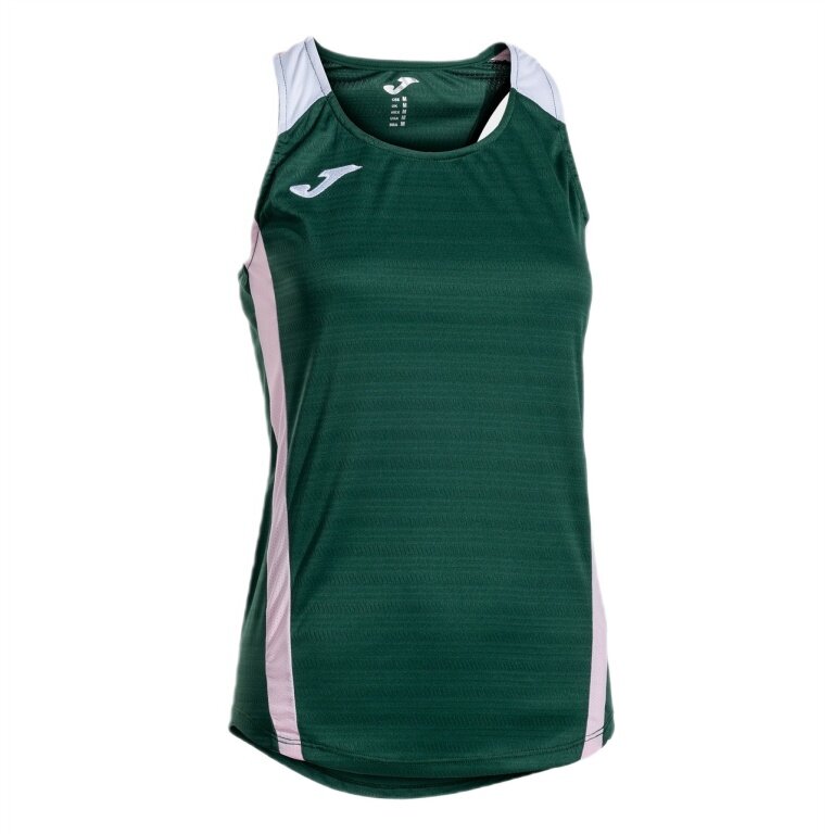 Joma Sport Tank Top Montreal (100% Polyester) dark green/pink ladies