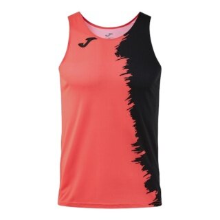 Joma Sport Tank Top Picacho City (light, elastic material) coral red/black men's
