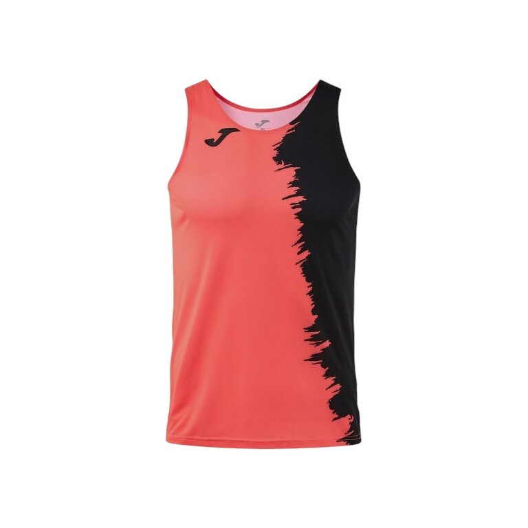 Joma Sport Tank Top Picacho City (light, elastic material) coral red/black men's