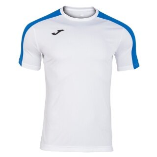 Joma Sport T-shirt Academy (100% Polyester) white/royal blue men's