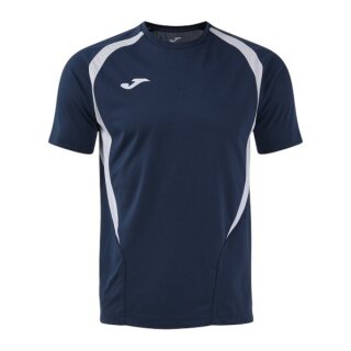 Joma Sport T-shirt Championship 20 (high wearing comfort, recycled polyester) navy blue/grey men's