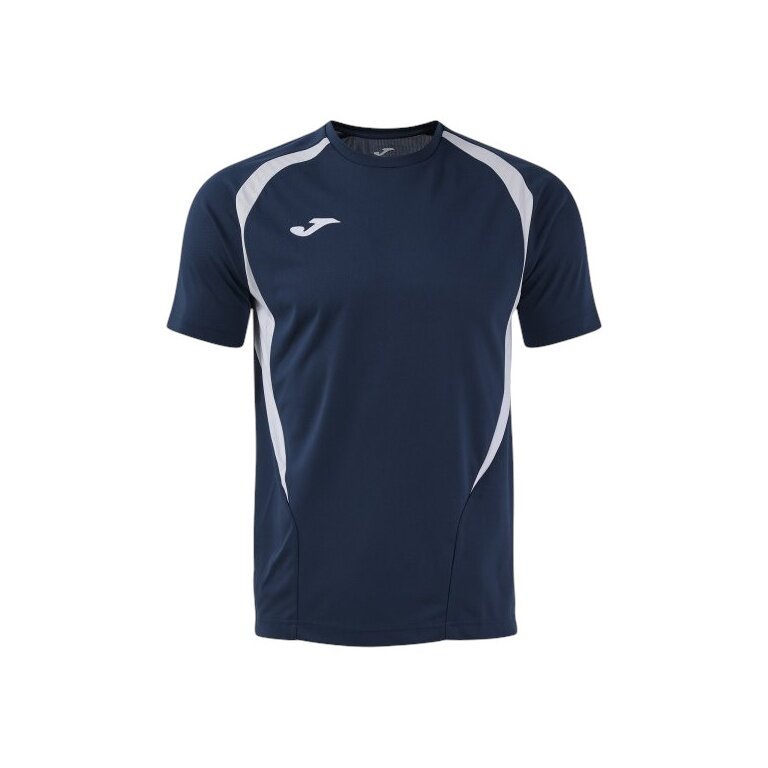 Joma Sport T-shirt Championship 20 (high wearing comfort, recycled polyester) navy blue/grey men's