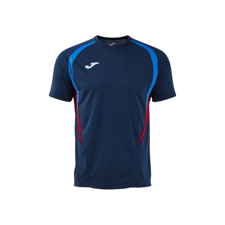 Joma Sport T-shirt Championship 20 (high wearing comfort, recycled polyester) dark blue/royal blue men's