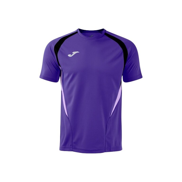 Joma Sport T-shirt Championship 20 (high wearing comfort, recycled polyester) purple/black men's