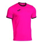 Joma Sport T-shirt Combi Premium (100% Polyester, breathable) neon pink men's