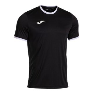 Joma Sport T-shirt Combi Premium (100% Polyester, breathable) black/white men's