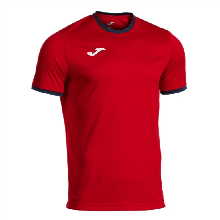 Joma Sport T-shirt Combi Premium (100% Polyester, breathable) red/navy men's