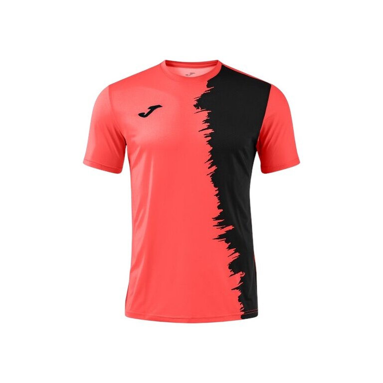Joma Sport T-shirt Picacho City (light, elastic material) coral red/black men's
