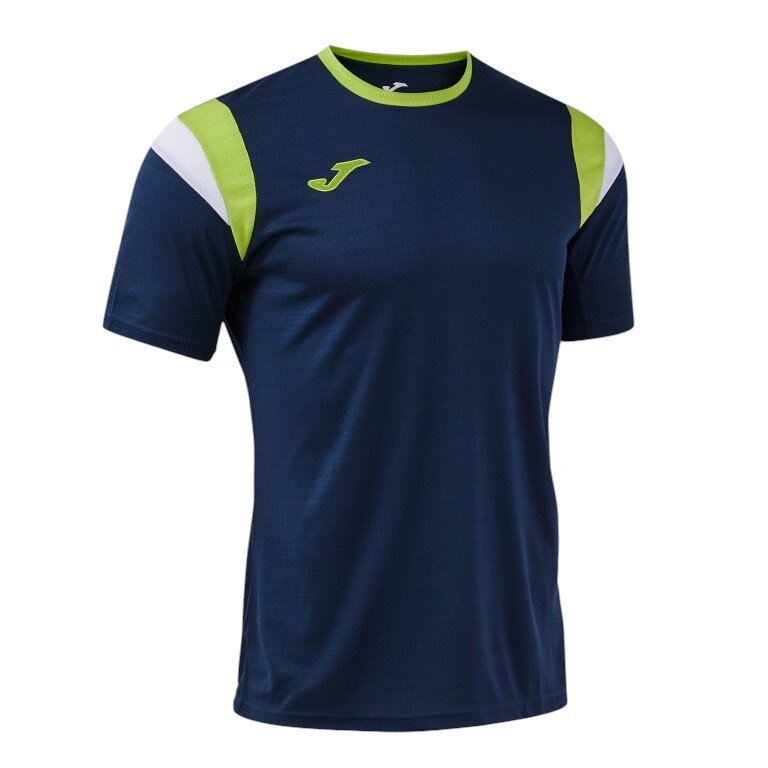 Joma Sport T-shirt Terra (light, breathable) dark blue/lime green men's