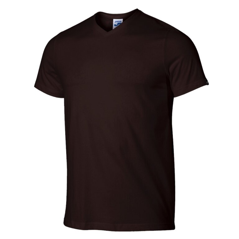 Joma Sports T-Shirt Short Sleeve Versailles (V-Neck) Brown Men's