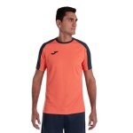 Joma Eco Championship Sports T-shirt (light, breathable) orange/navy blue men's
