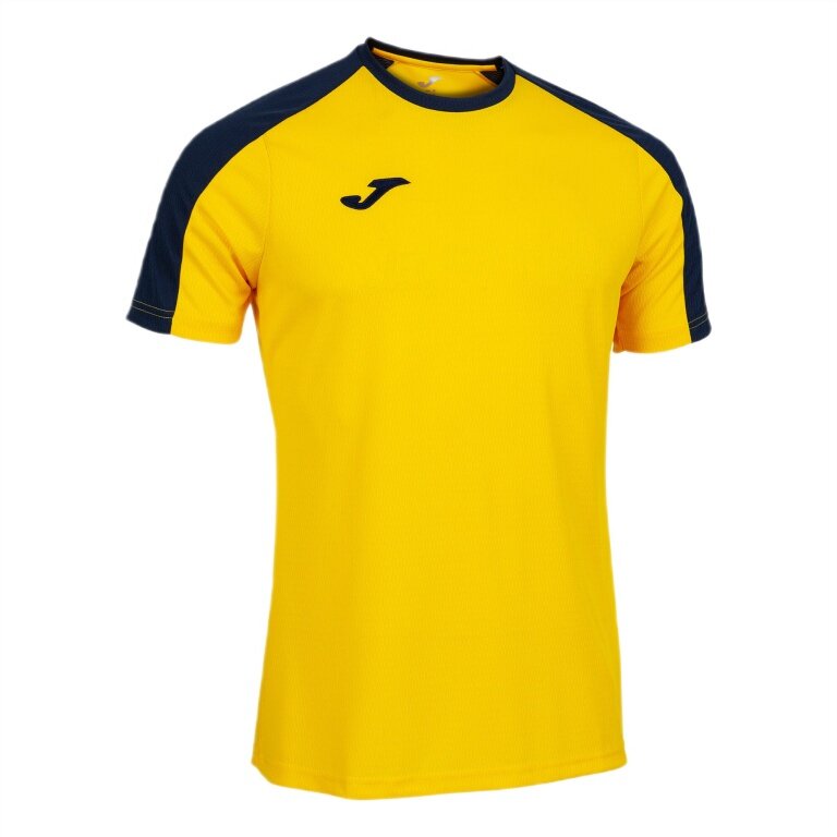 Joma Eco Championship Sports T-shirt (light, breathable) yellow/navy blue men's