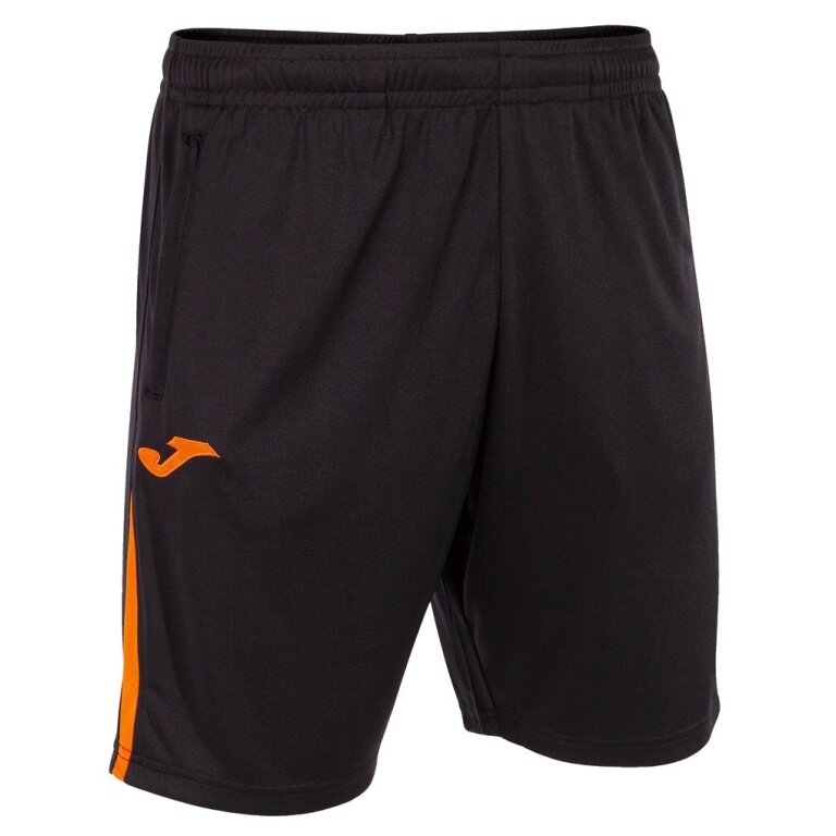 Joma Sports Shorts Bermuda Championship VII (100% Polyester) short black/orange Men