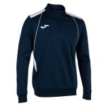Joma Pullover Championship VII Sweatshirt (Half-Zip, Fleece Lining) navy blue/white Men