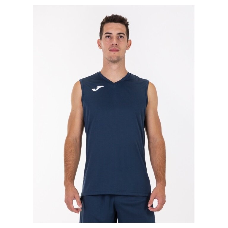 Joma Sport Tank Top Combi (V-neck) navy blue Men