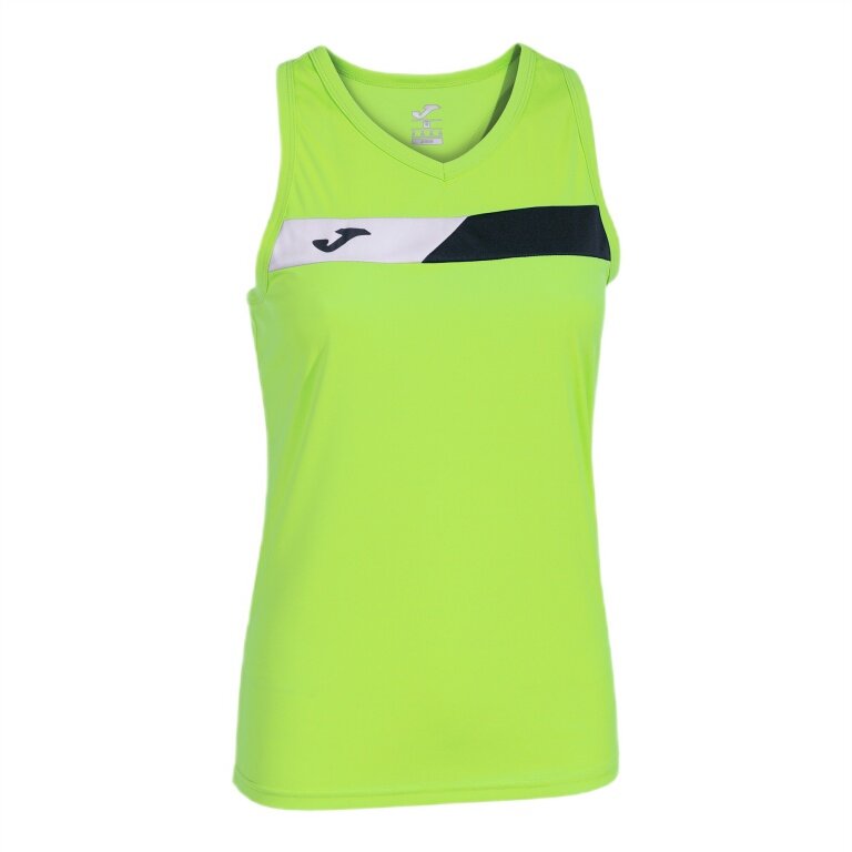 Joma Tennis Tank Court Sleeveless (optimal freedom of movement) lime green/black ladies