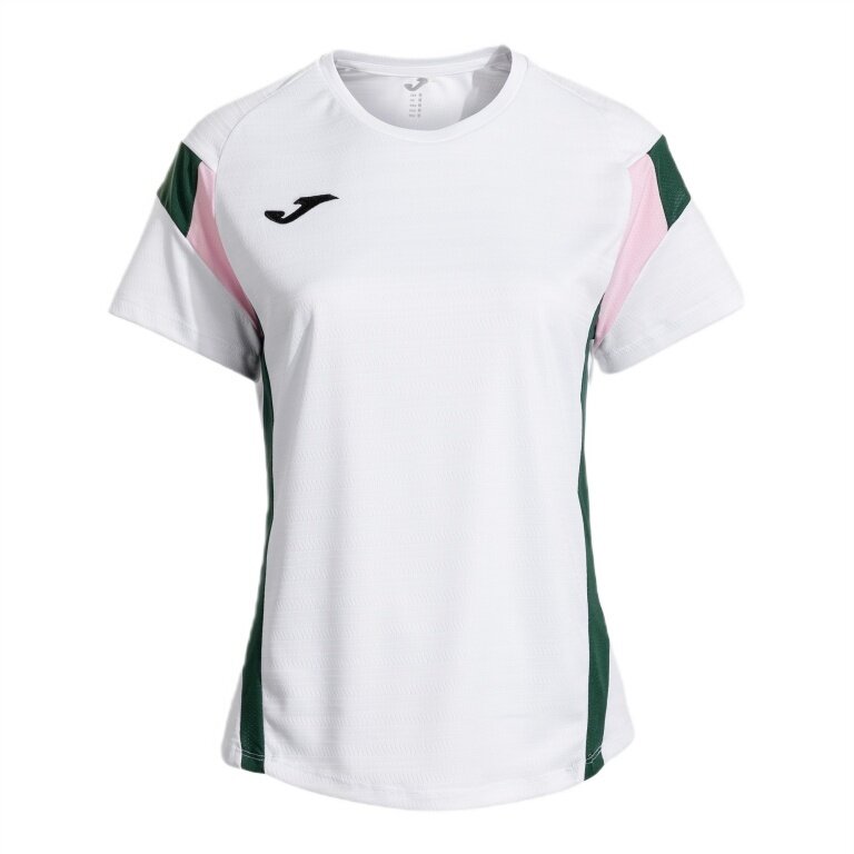 Joma Tennis Shirt Short Sleeve Montreal 2025 white/green ladies