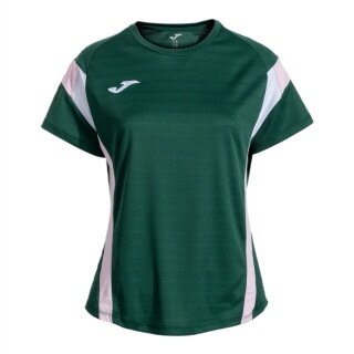 Joma Tennis Shirt Short Sleeve Montreal 2025 green/pink ladies