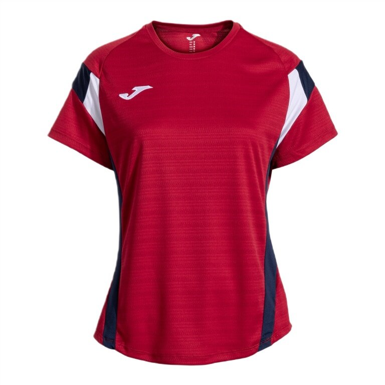 Joma Tennis Shirt Short Sleeve Montreal 2025 red/navy blue Ladies