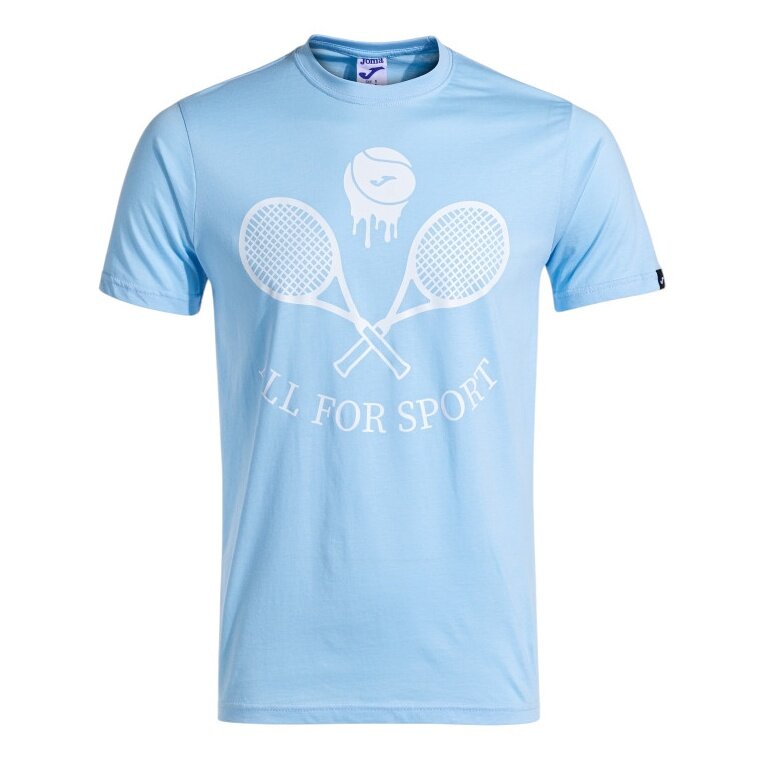 Joma Tennis T-shirt Challenge (Cotton) blue Men's