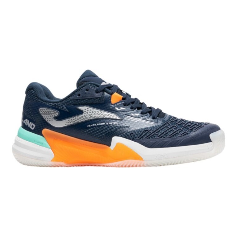 Joma tennis shoes Roland 2603 clay/sand court/cushioning 2026 navy blue/orange men's