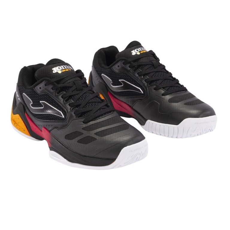 Joma Tennis Shoes Set 2401 Allcourt/Stability Black/Red/Orange Men's