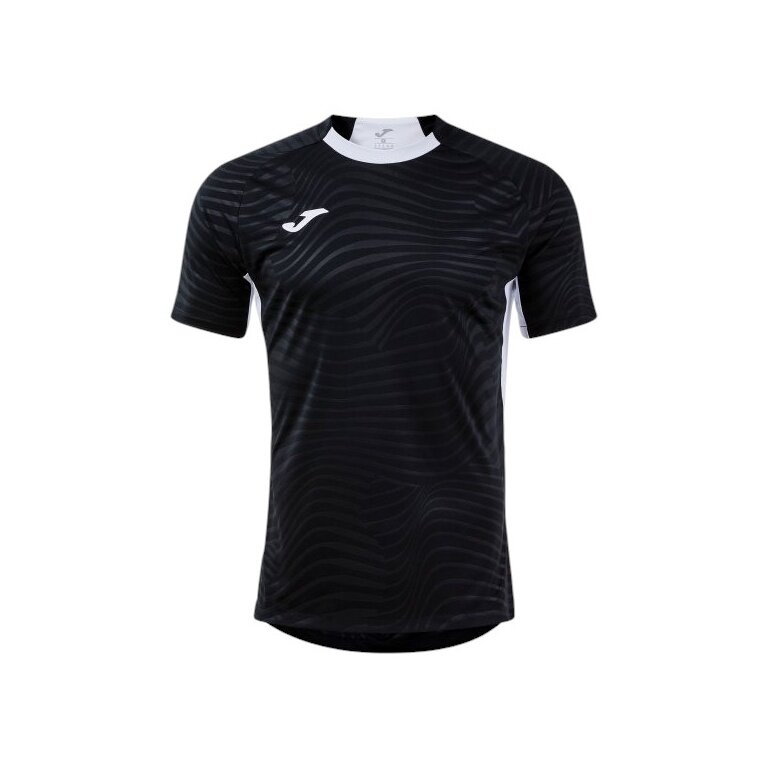 Joma Training T-shirt Kick Pro (elastic material, lightweight, breathable) black/white men's