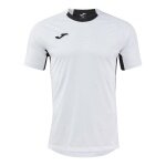 Joma Training T-shirt Kick Pro (elastic material, lightweight, breathable) white/black men's