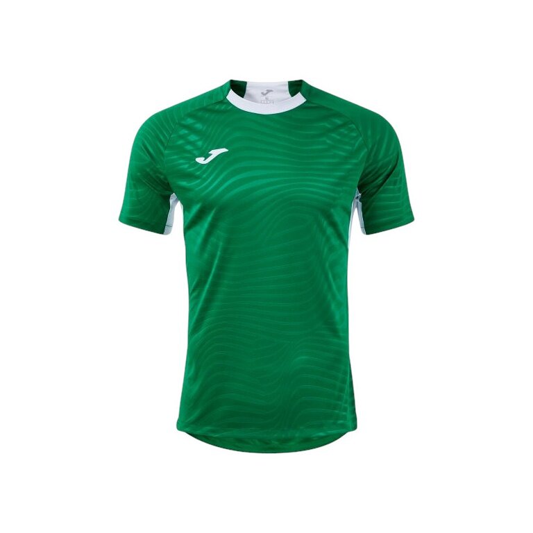 Joma Training T-shirt Kick Pro (elastic material, lightweight, breathable) green/white men's
