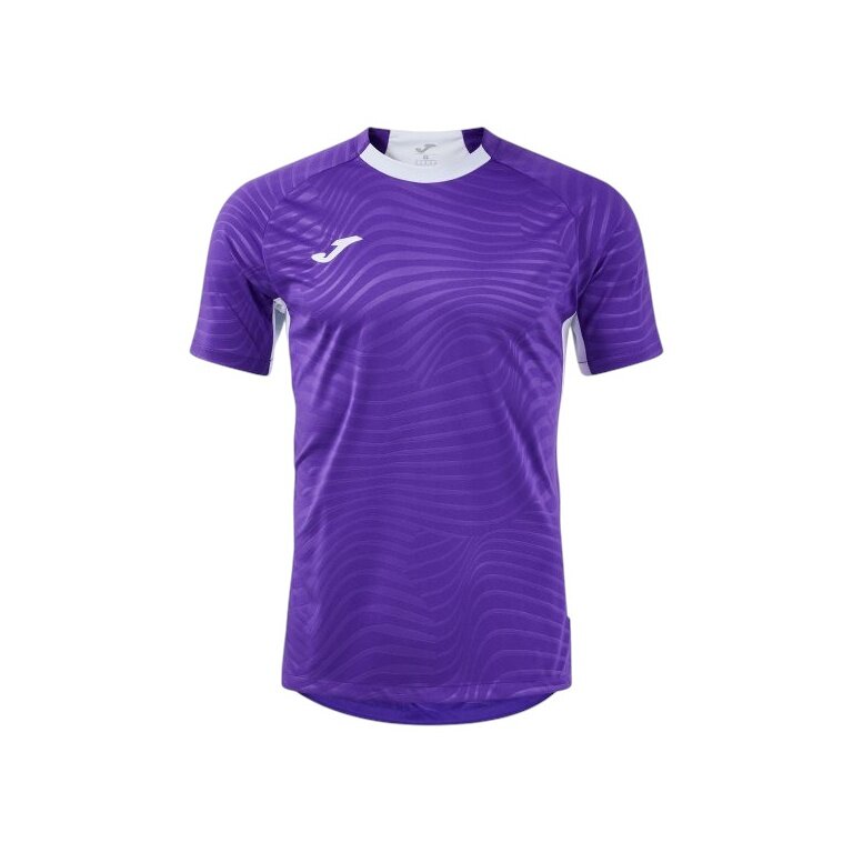 Joma Training T-shirt Kick Pro (elastic material, lightweight, breathable) purple/white men's