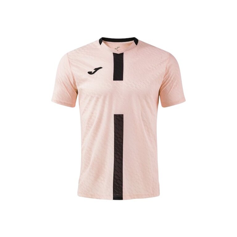Joma Proteam III Training T-shirt (V-neck, lightweight, breathable) pink/black men's