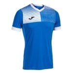Joma Training T-shirt Eco Supernova (V-neck, lightweight, comfortable) royal blue/white men's