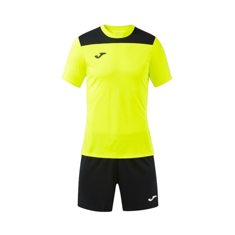 Joma tracksuit (shorts and short-sleeved shirt) Phoenix III set yellow/black men's