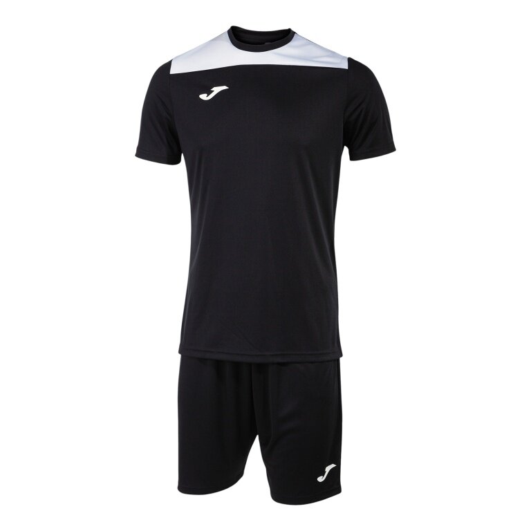 Joma tracksuit (shorts and short-sleeve shirt) Phoenix III set black/white men's