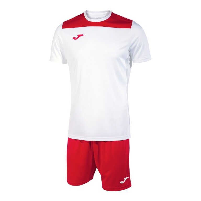 Joma tracksuit (shorts and short-sleeve shirt) Phoenix III set red/white men's