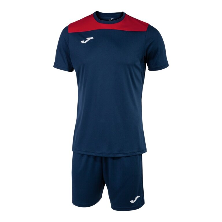 Joma tracksuit (shorts and short-sleeved shirt) Phoenix III set navy blue/red men's