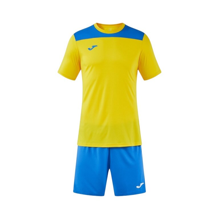 Joma tracksuit (shorts and short-sleeved shirt) Phoenix III set yellow/royal blue men's