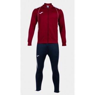 Joma Tracksuit Championship VII (Jacket and Trousers) Burgundy/White/Navy Men