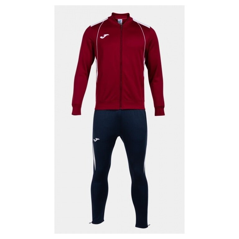 Joma Tracksuit Championship VII (Jacket and Trousers) Burgundy/White/Navy Men