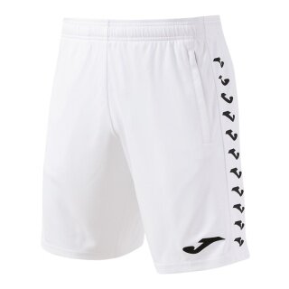 Joma Bermuda Heroic Training Shorts (100% Polyester, with side pockets) white men