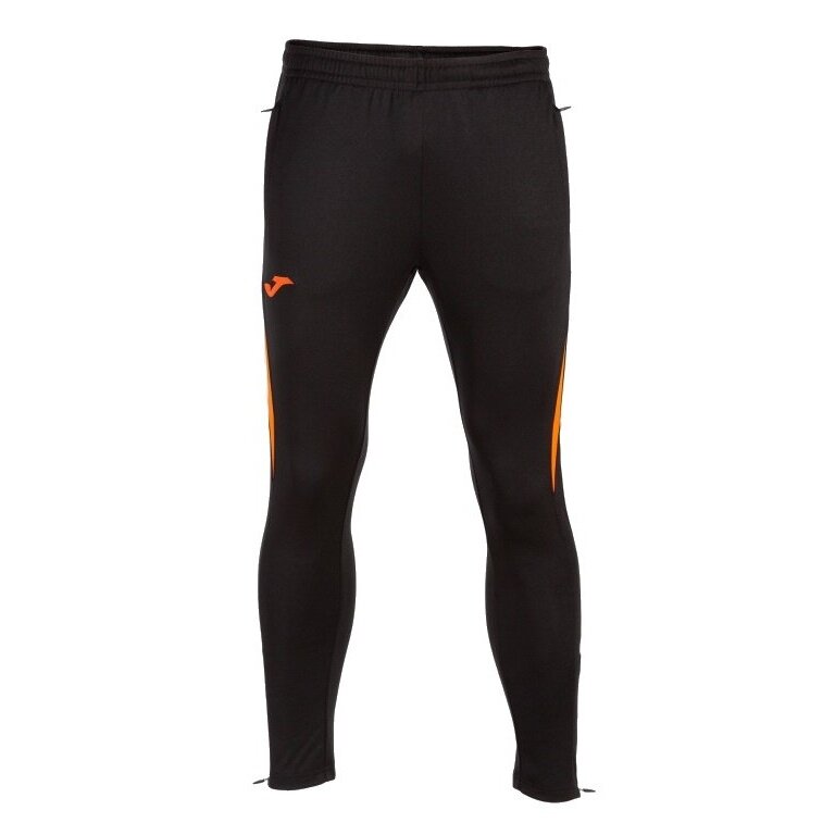 Joma Training Pants Championship VII (100% Polyester) long black/orange Men