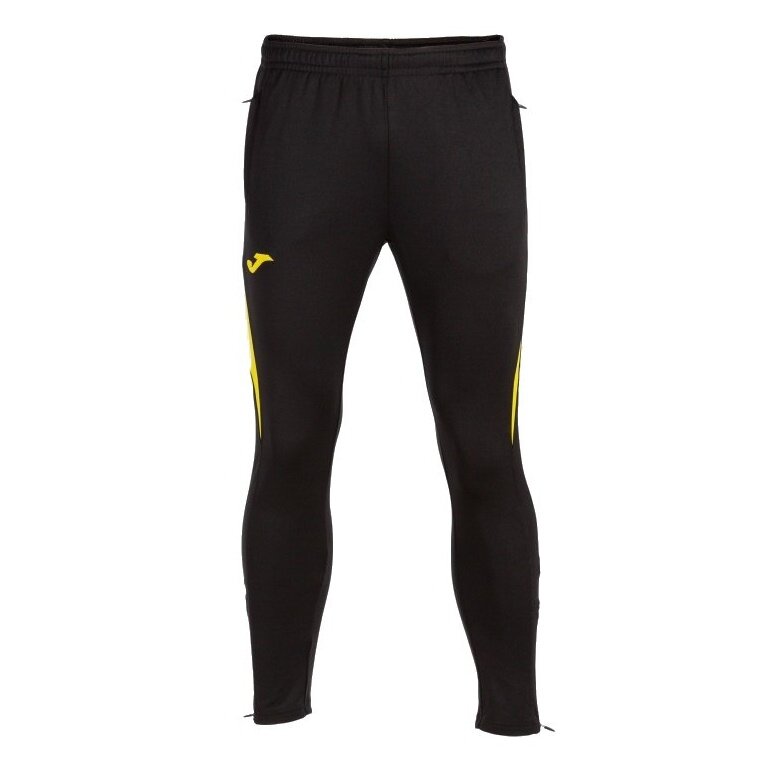 Joma Training Pants Championship VII (100% Polyester) long black/yellow Men
