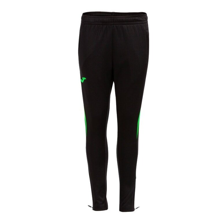 Joma Training Pants Championship VII (100% Polyester) long black/neon green Men