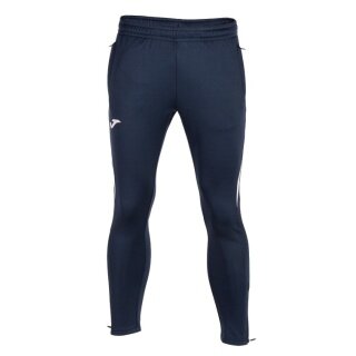 Joma Training Pants Championship VII (100% Polyester) long navy blue/white Men