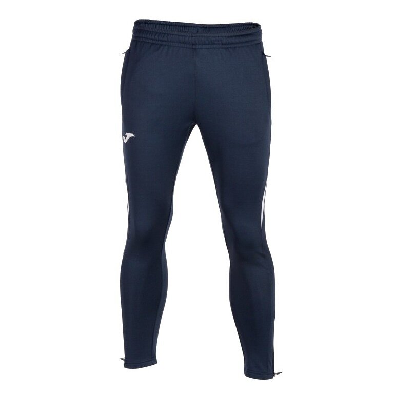 Joma Training Pants Championship VII (100% Polyester) long navy blue/white Men