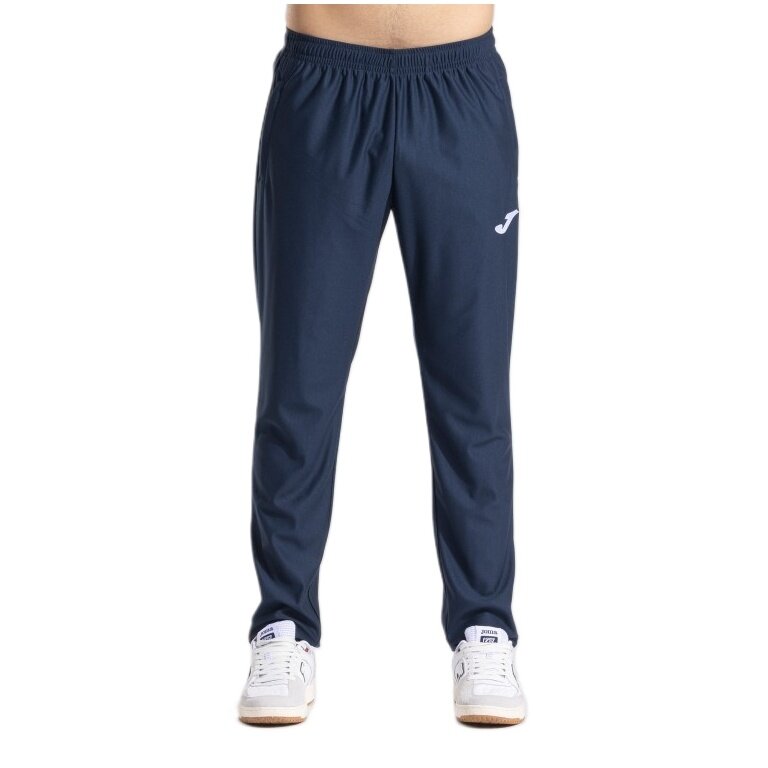 Joma Combi Premium Training Trousers (100% Polyester, breathable) long navy blue men's