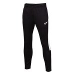 Joma Eco Championship Training Trousers (optimal freedom of movement, elastic waistband with drawstring) long black/white men's