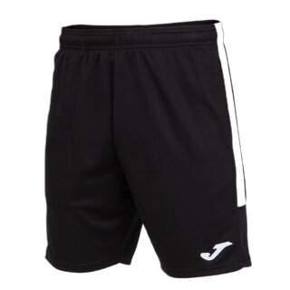 Joma Eco Championship Bermuda Training Trousers (optimal freedom of movement, elastic waistband with drawstring) short black/white men