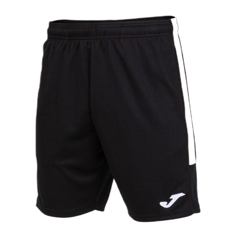 Joma Eco Championship Bermuda Training Trousers (optimal freedom of movement, elastic waistband with drawstring) short black/white men